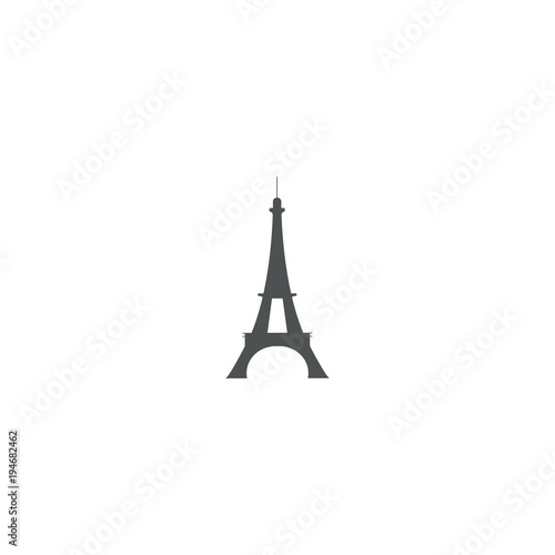 eiffel tower icon. sign design