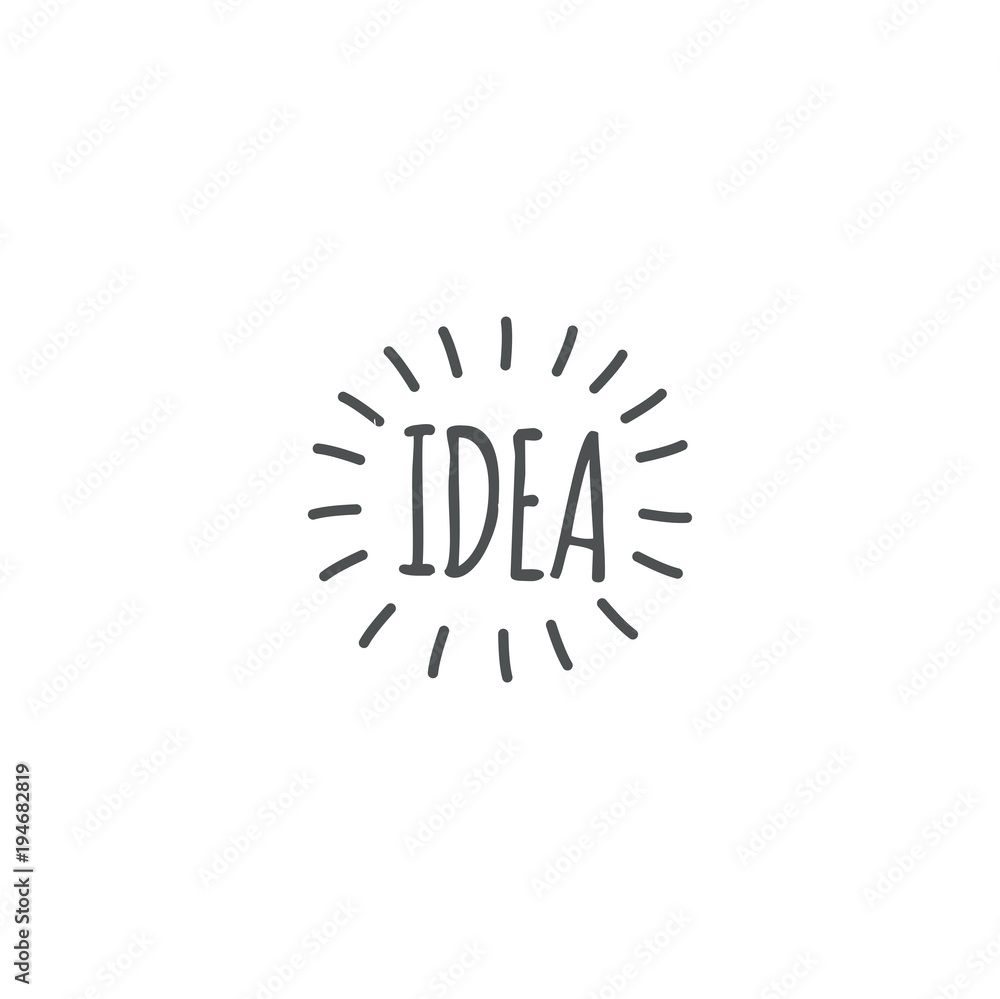 idea icon. sign design idea icon. sign design