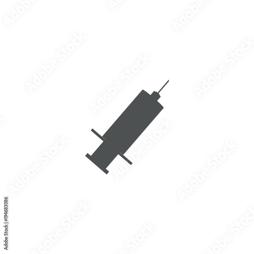 syringe icon. sign design photo