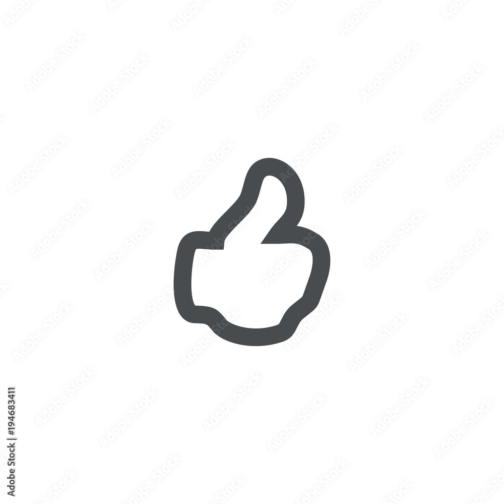 like icon. sign design