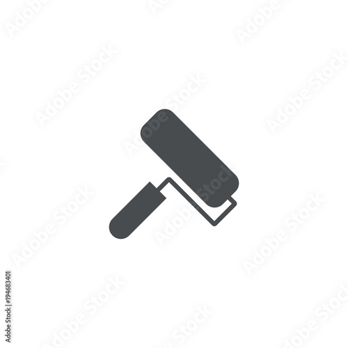 roller brush icon. sign design