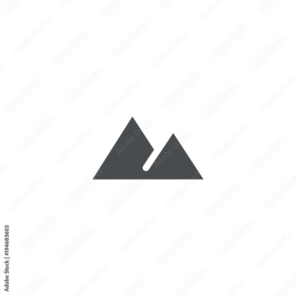 mountain icon. sign design mountain icon. sign design