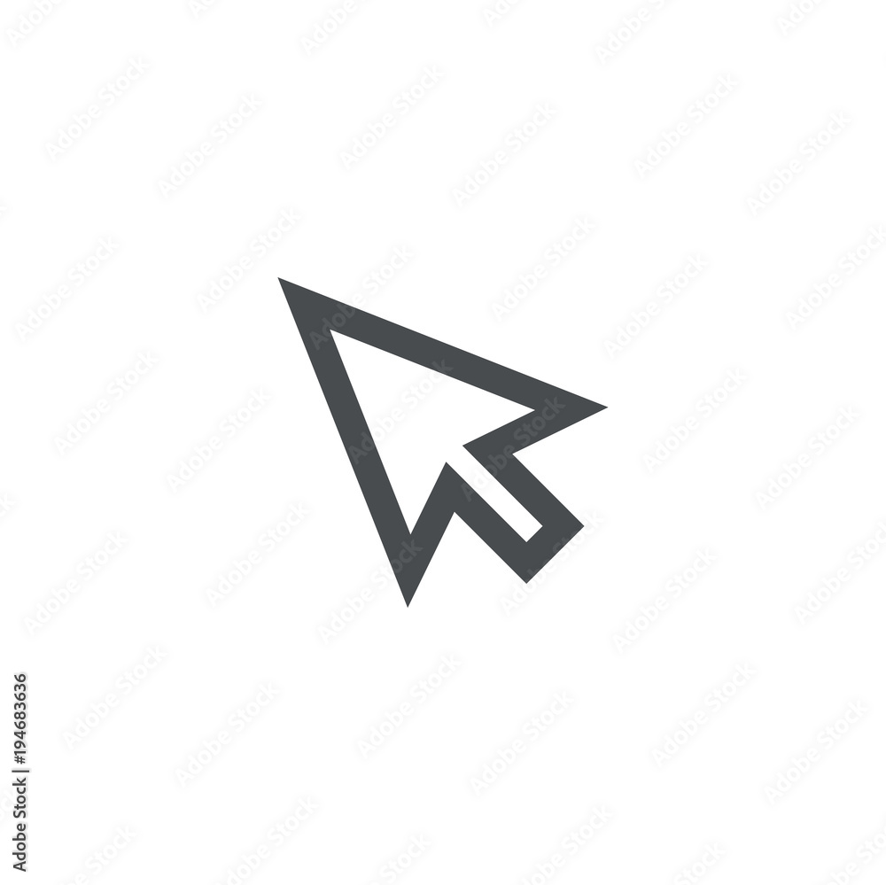click icon. sign design click icon. sign design