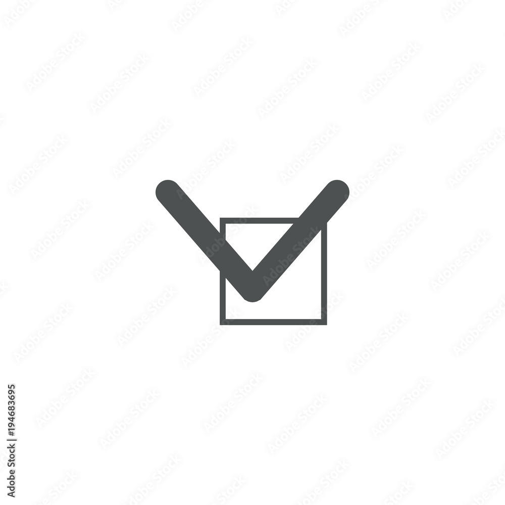 ballot icon. sign design ballot icon. sign design