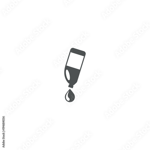 oil bottle icon. sign design