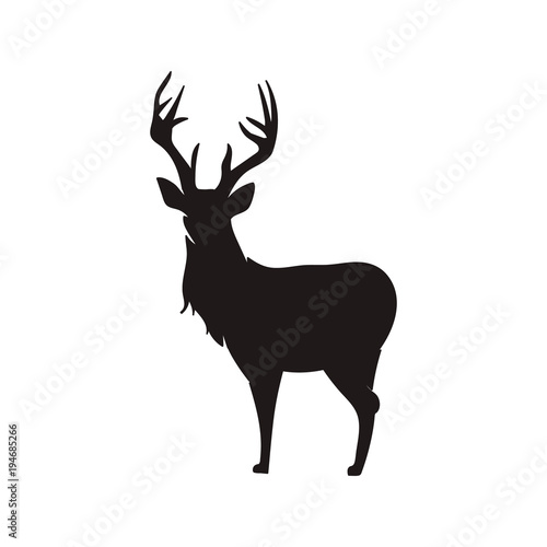deer silhouette vector © soulgie
