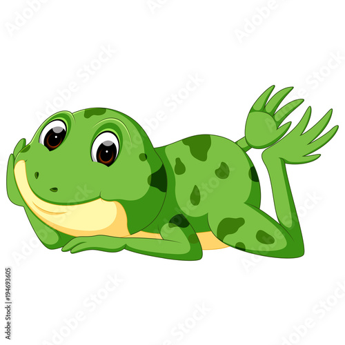 cute frog cartoon