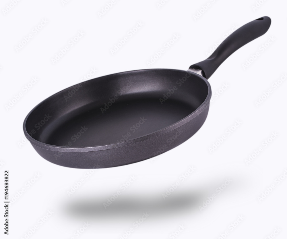 Frying pan isolated over white background. Frying pan isolated over white background.