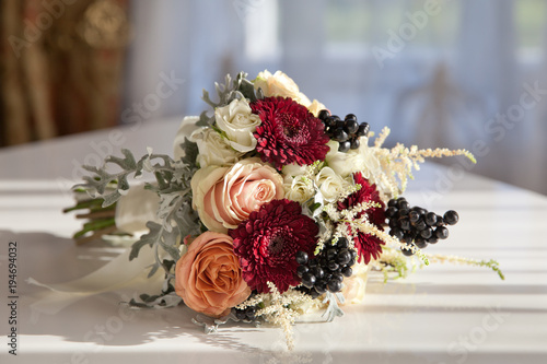 букет из различных цветков