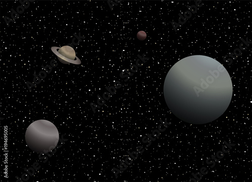 System solar illustration