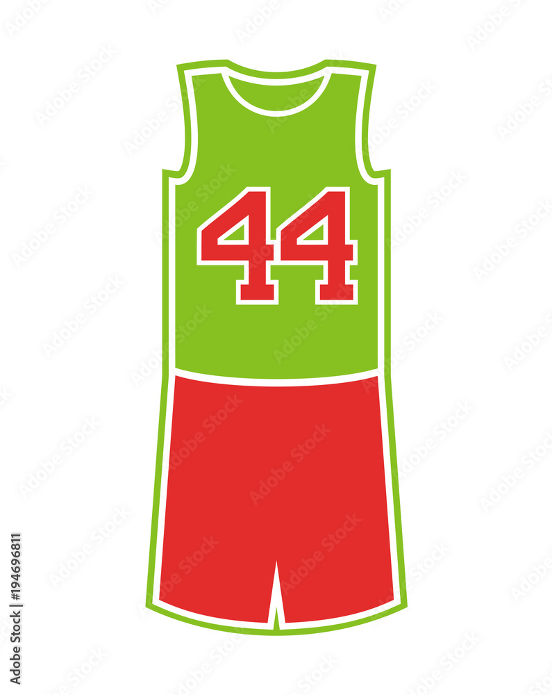 Obraz premium basket uniform illustration