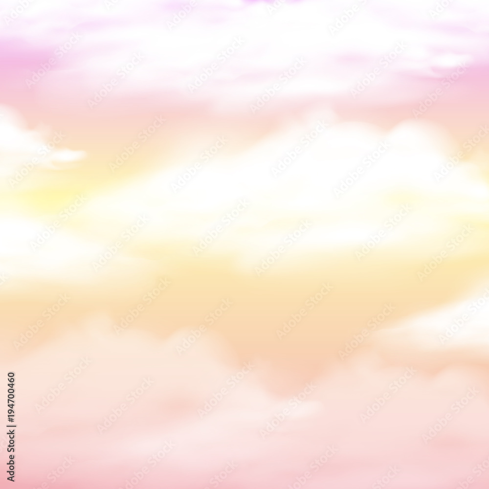 Fototapeta premium Background design with pink sky