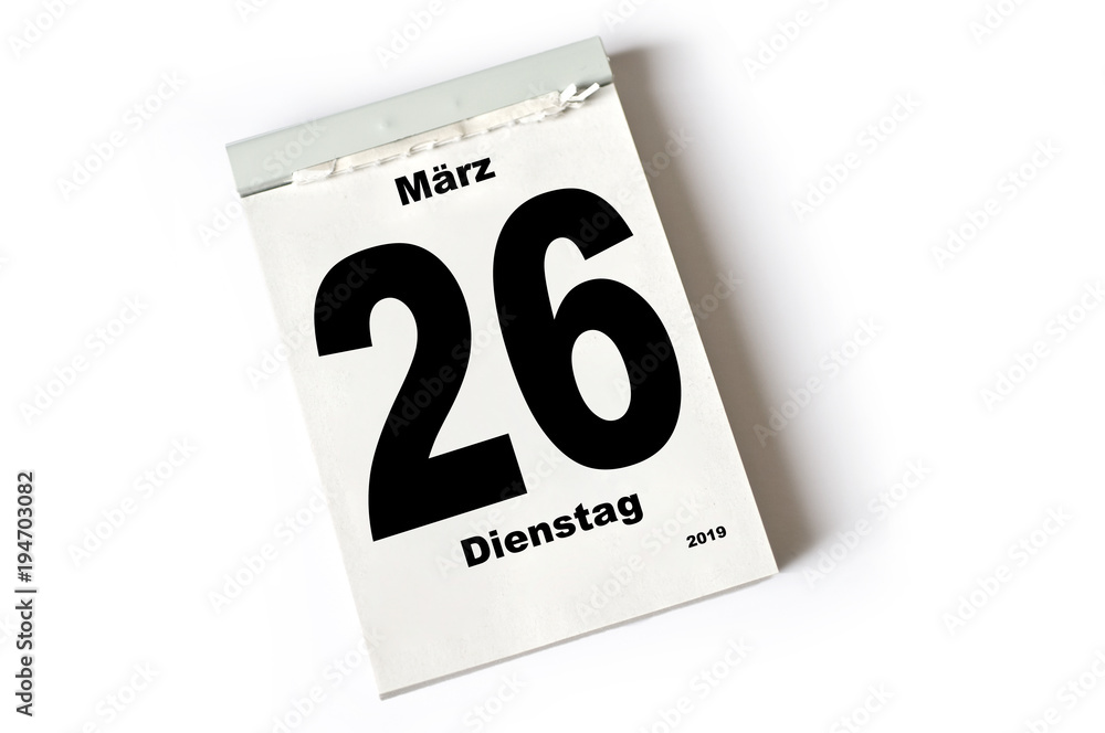 26. März 2019