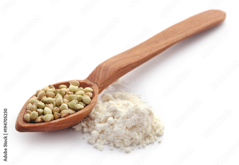 Buckwheat with flour Buckwheat with flour