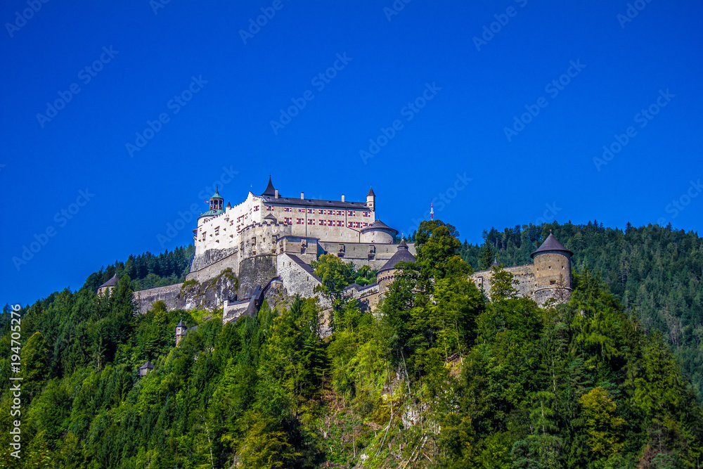 castle in the austria alps