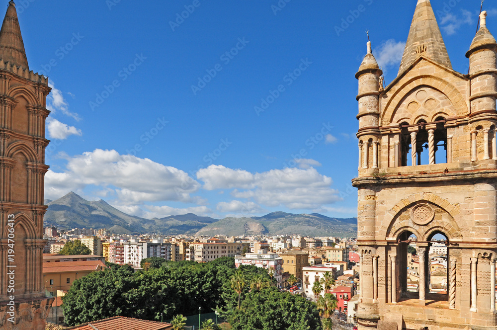 Palermo dai tetti della Cattedrale