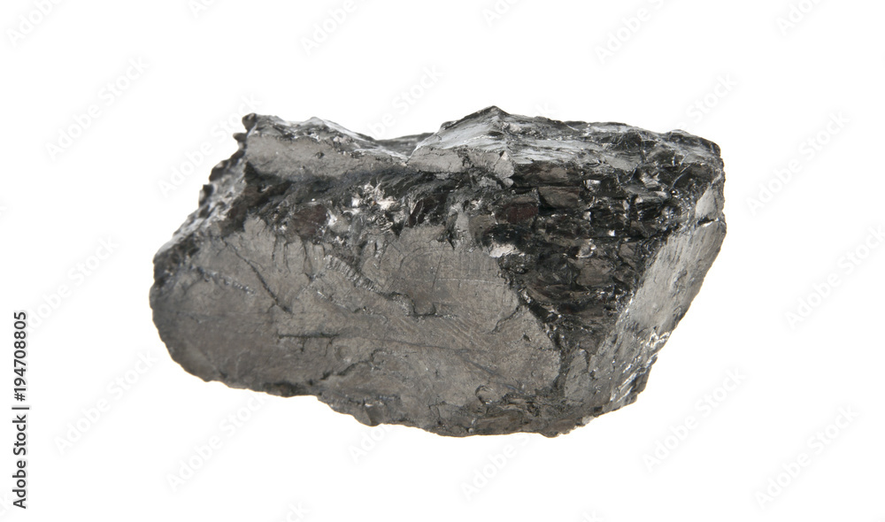 coal isolated on white background