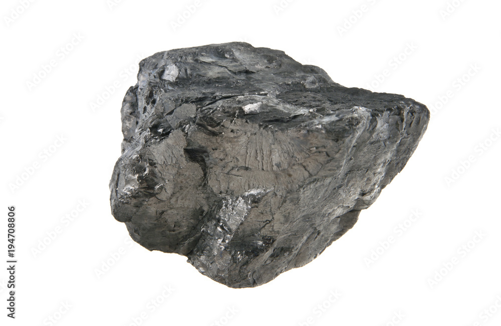 Obraz premium coal isolated on white background