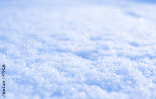Snowy surface as background