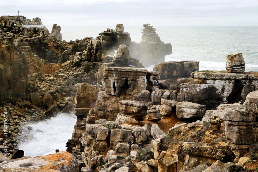 Peniche, rocky coast, Portugal