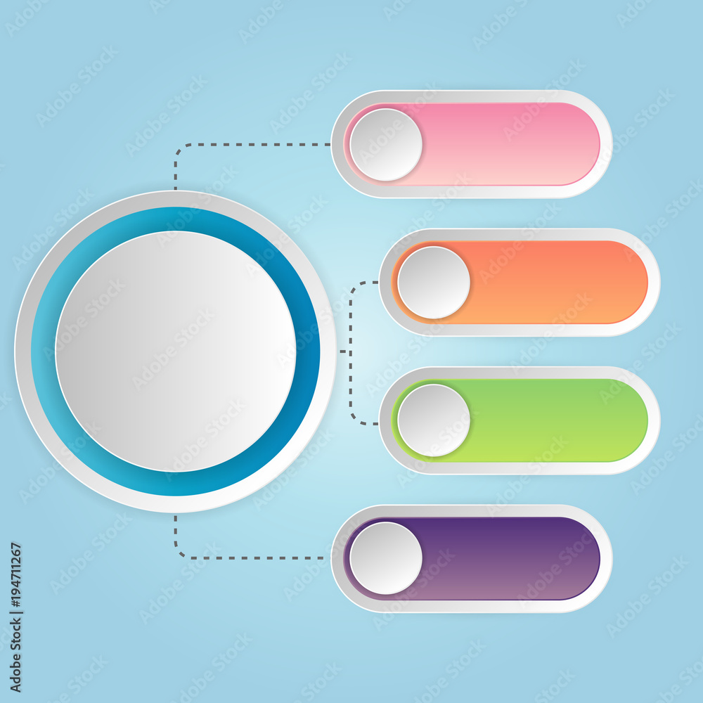 vector abstract 3d paper infographic elements.Business infographics vector abstract 3d paper infographic elements.Business infographics