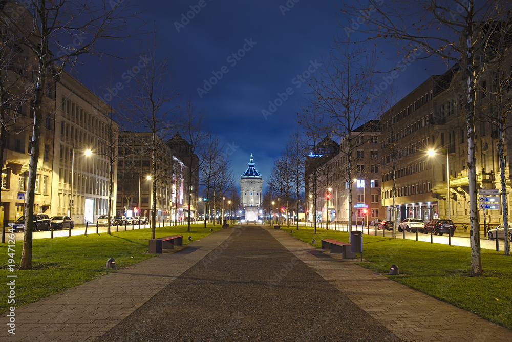 Fototapeta premium Mannheim Augustaanlage