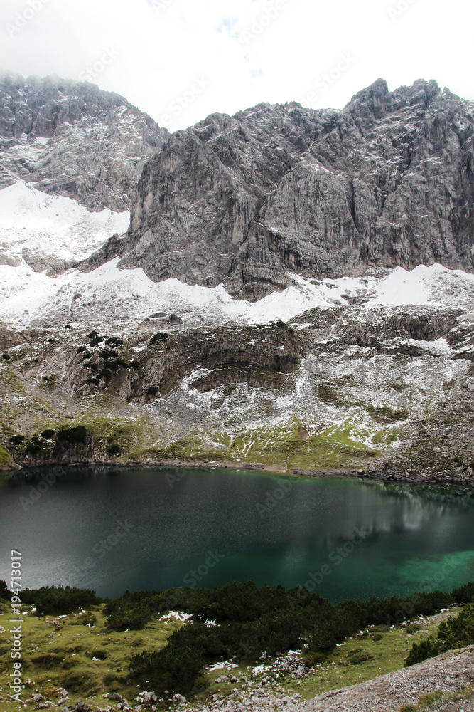 Drachensee lake in Tyrol, Austria