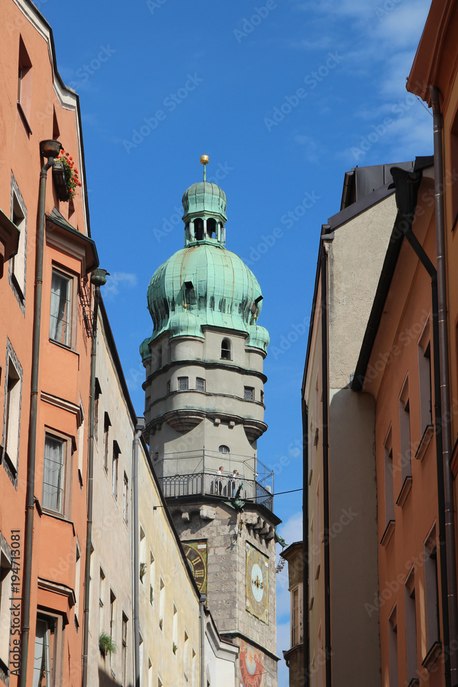 Fototapeta premium City Tower, Innsbruck, Austria