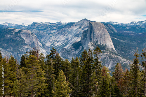 Half Dome is a granite dome at the eastern end of Yosemite Valley in Yosemite National Park, California.