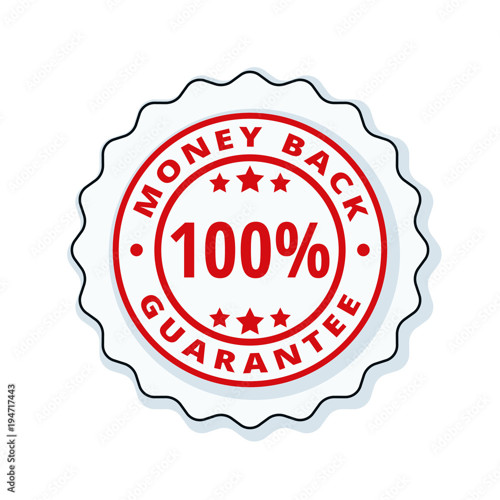 100% Money Back Guarantee illustration