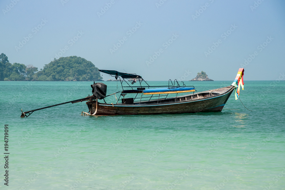 Commercial Fishing Boat in the Ocean