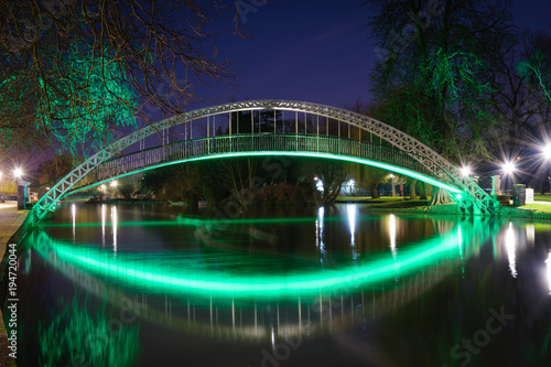 Bedford foot Bridge at night