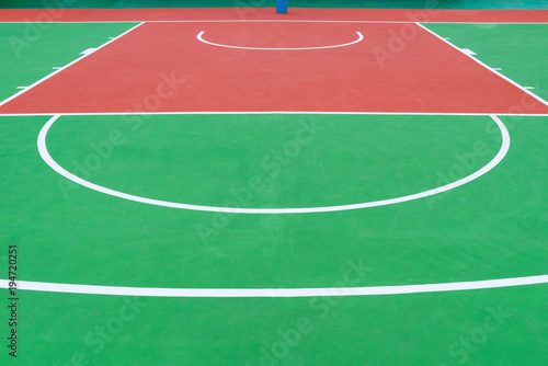 shooting area of a basketball court © Freer