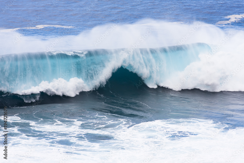 Fototapeta premium Underwater Reef With Giant Waves, La Palma