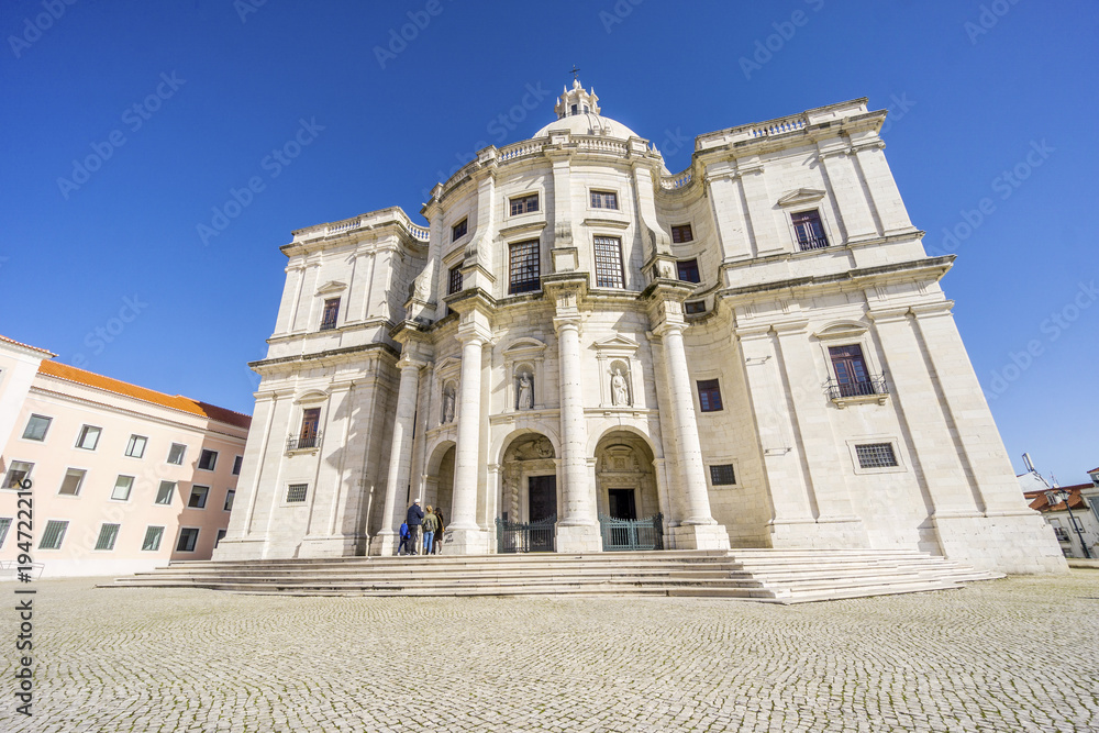 The Church of Santa Engracia converted into the National Pantheon, Lisbon, Portugal