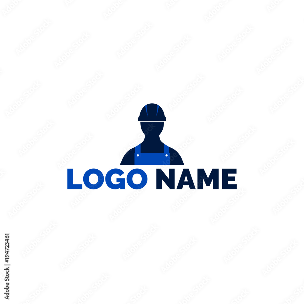 Builder work icon, logo Builder work icon, logo