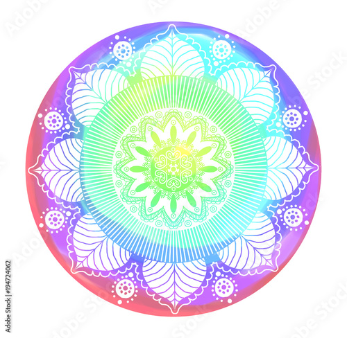 rainbow mandala