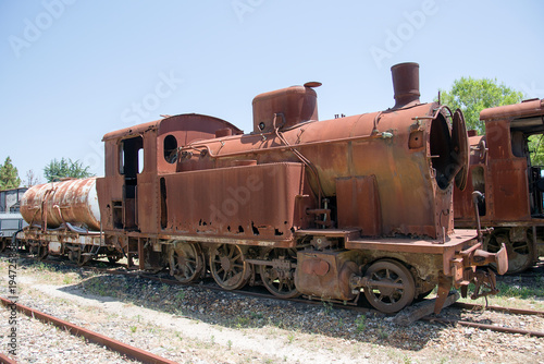 Old locomotive on Sardinia