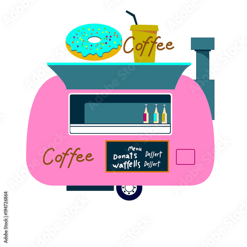 Food Truck Vector Icon