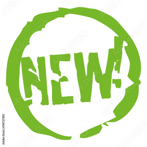 New - green stamp 