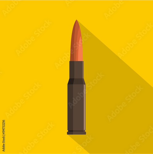 Bullet icon. Flat illustration of bullet vector icon for web