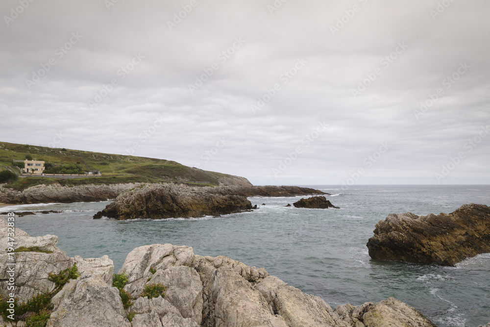 beautiful and rocky green coastline for the holidays
beautiful and rocky green coastline for the holidays