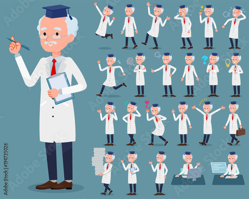 flat type Research Doctor old men_1