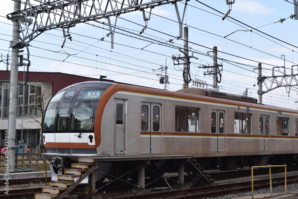 Suburban train in Greater Tokyo Area (Tokyo Metro 10000 series)