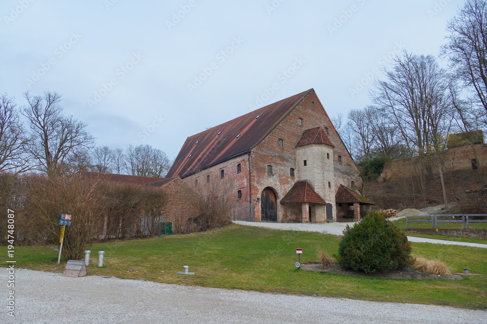 Fototapeta premium Burg Trausnitz bayern Landshut Sehenswürdigkeit