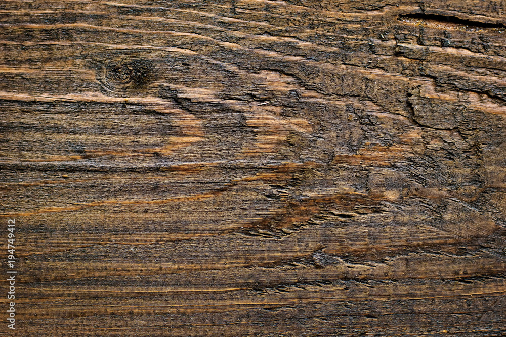 Naklejka premium Rustic wooden fence texture background of natural brown and yellow colors