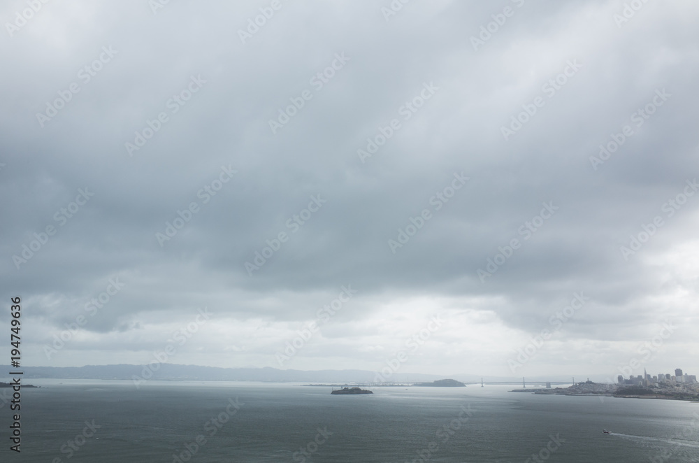 Storm Clouds Over Alcatraz
