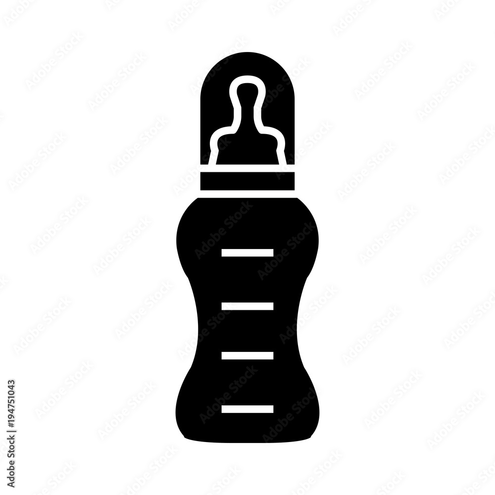 Feeding Bottle or Baby bottle for infants and young children vector illustration Feeding Bottle or Baby bottle for infants and young children vector illustration