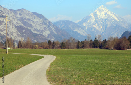 road that crosses a country village towards the mountains © ChiccoDodiFC