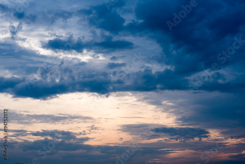 Fototapeta Naklejka Na Ścianę i Meble -  dark storm clouds with background,Dark clouds before a thunder-storm.